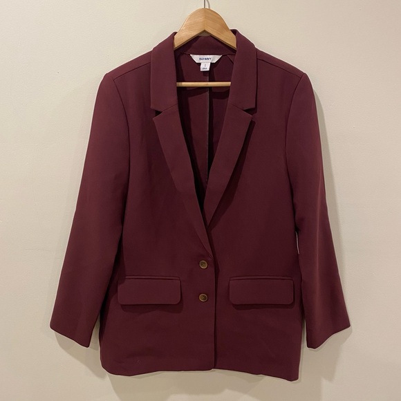 NWT burgundy blazer - Picture 2 of 14